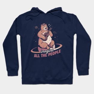 Imagine All the People by Tobe Fonseca Hoodie